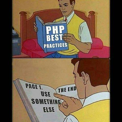 Don't use PHP